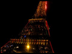 Windows of the World after dark - Eiffel Tower (108m tall)